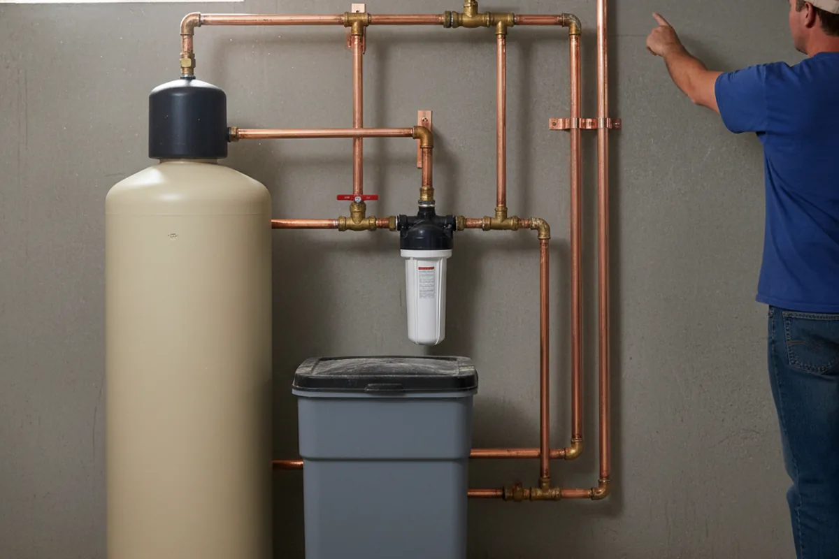 Whole-house water treatment system installed in Purcell